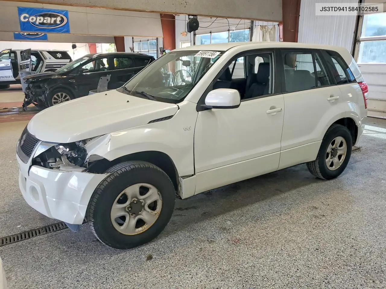 2008 Suzuki Grand Vitara VIN: JS3TD941584102585 Lot: 59891156