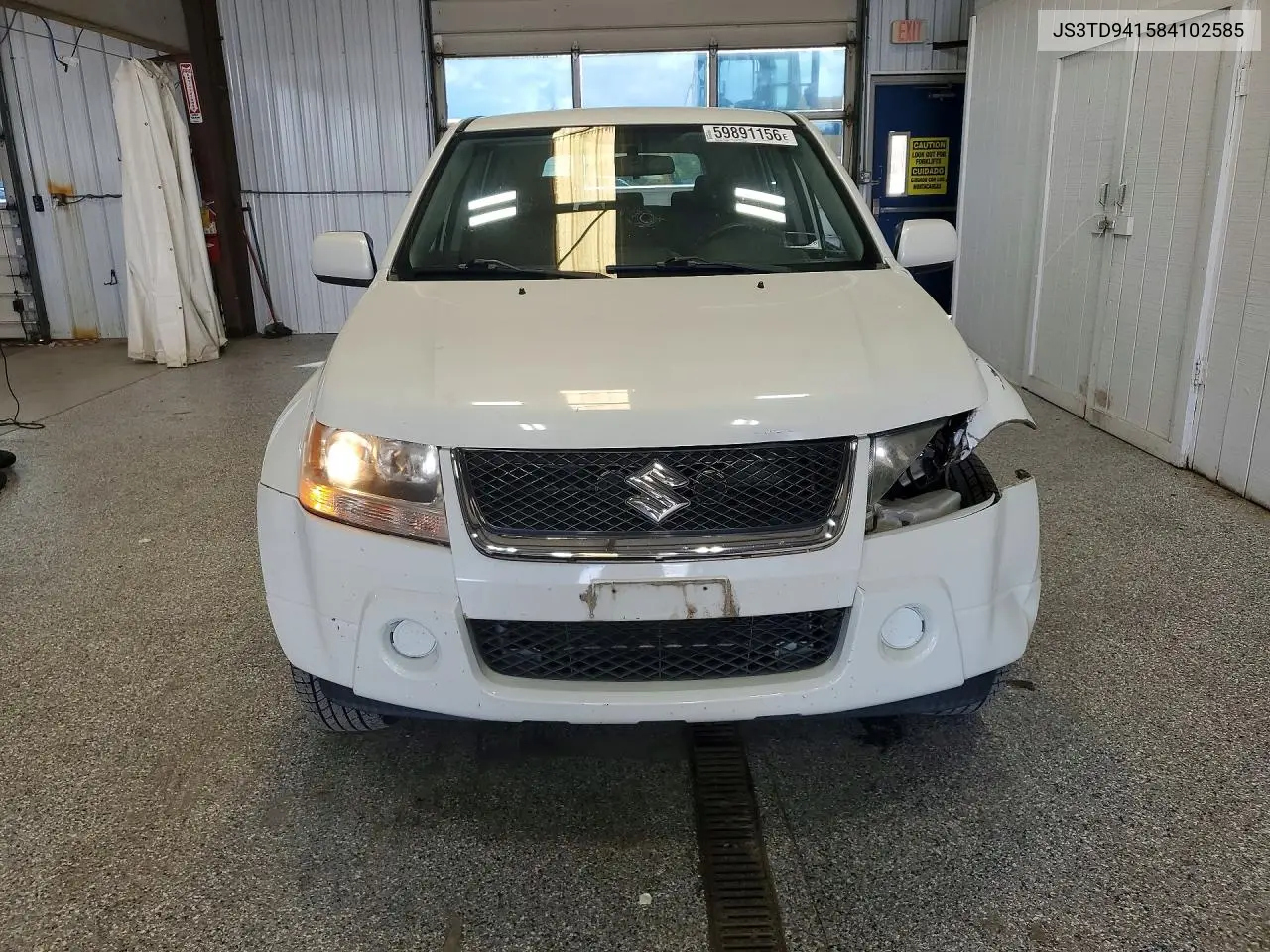 2008 Suzuki Grand Vitara VIN: JS3TD941584102585 Lot: 59891156