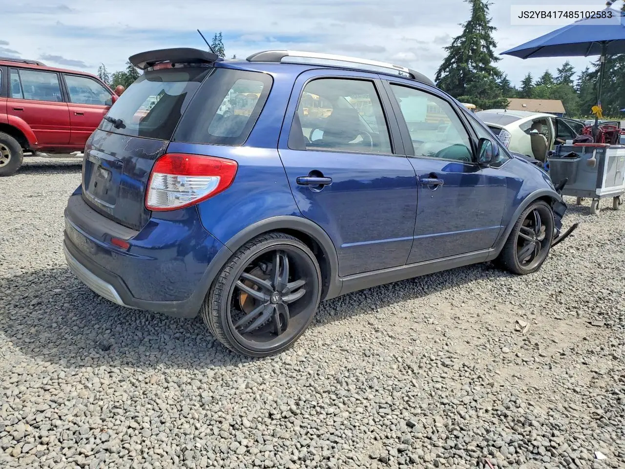 2008 Suzuki Sx4 Touring VIN: JS2YB417485102583 Lot: 85992485