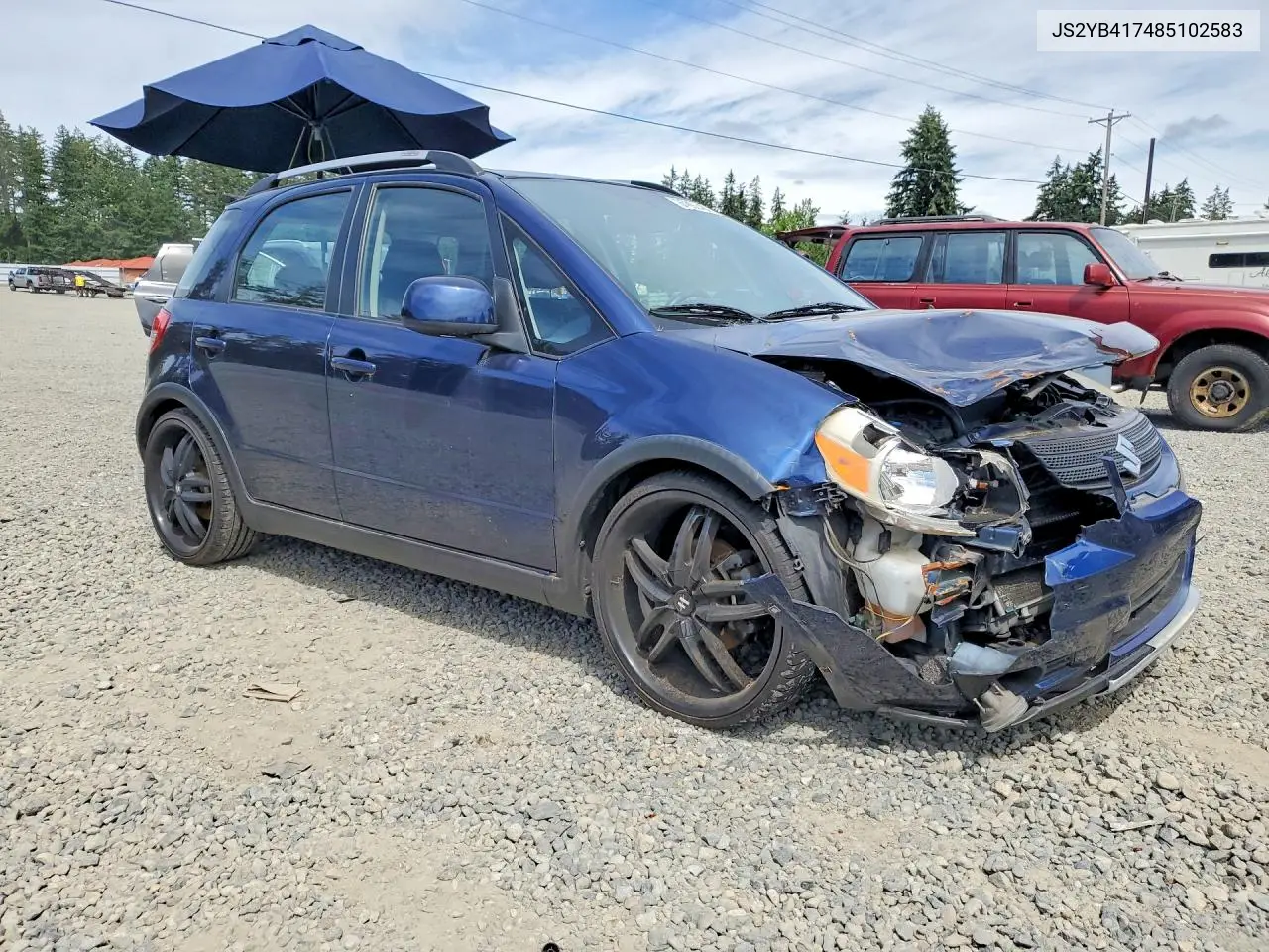 2008 Suzuki Sx4 Touring VIN: JS2YB417485102583 Lot: 85992485
