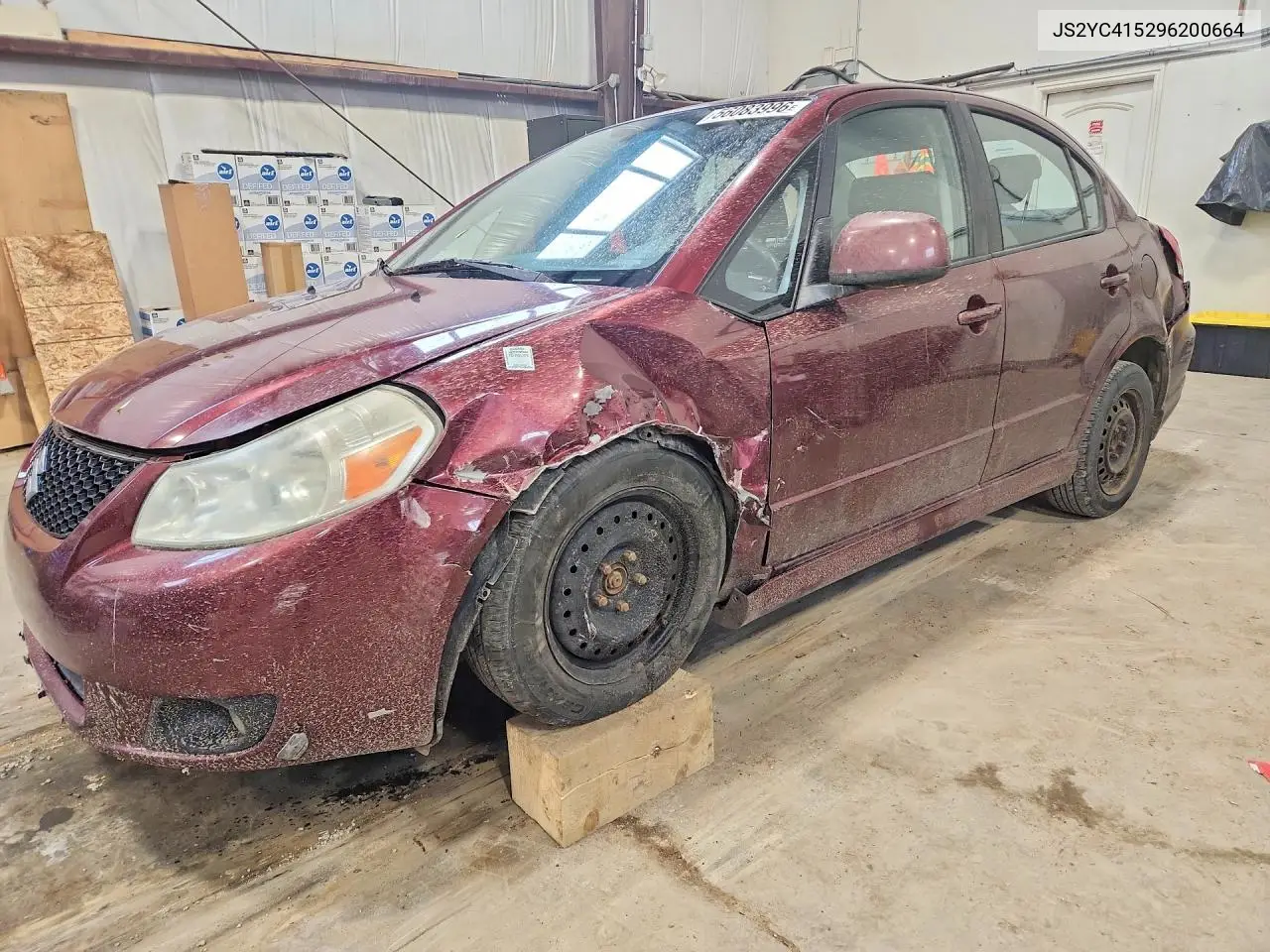 2009 Suzuki Sx4 VIN: JS2YC415296200664 Lot: 56083996