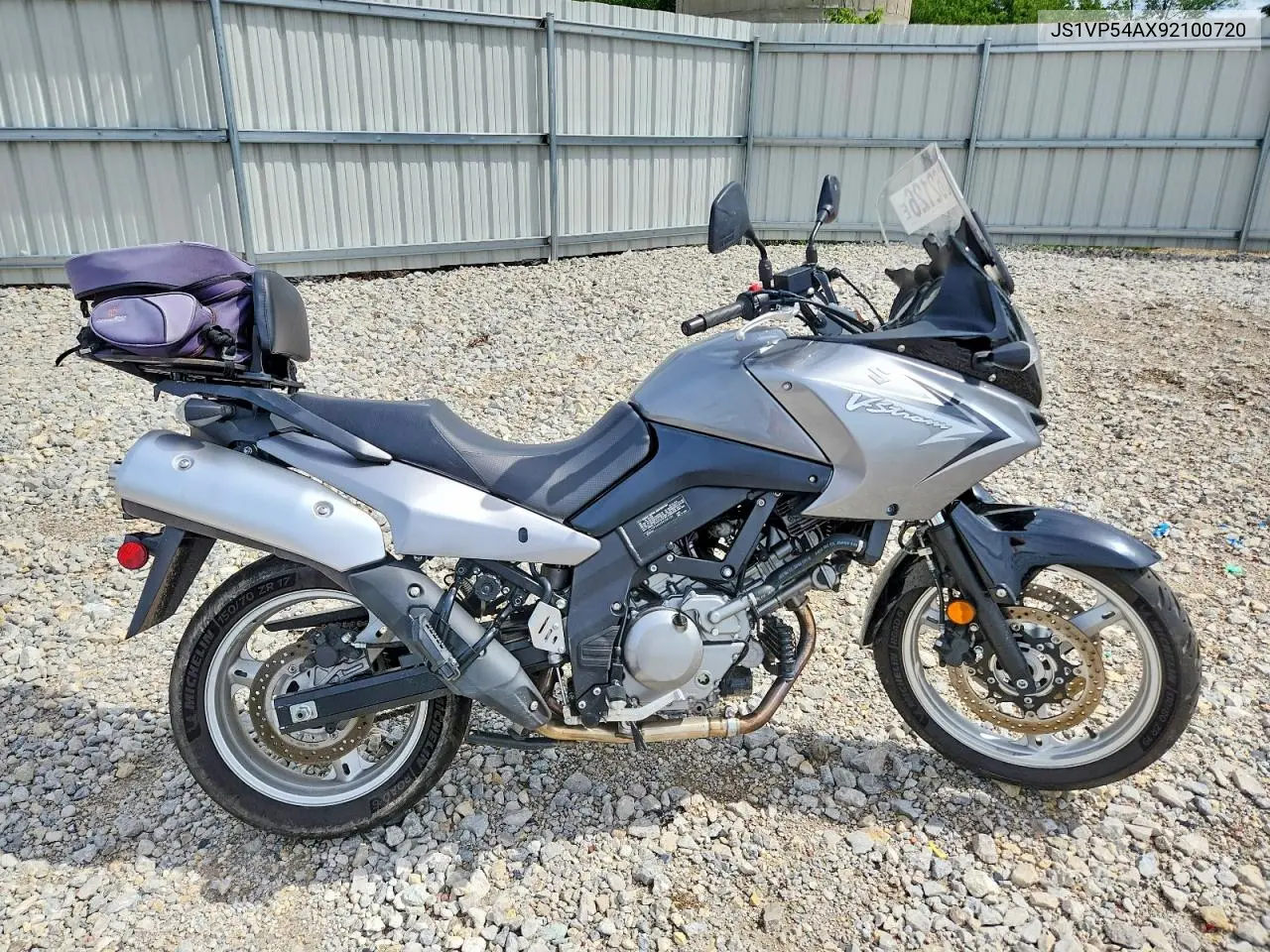 2009 Suzuki Dl650K9 V-Strom 650 VIN: JS1VP54AX92100720 Lot: 57362126