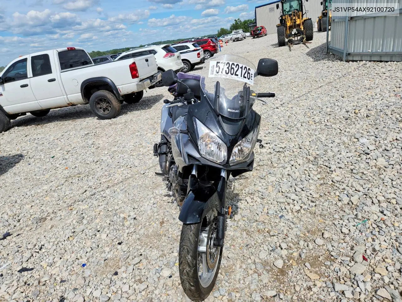 2009 Suzuki Dl650K9 V-Strom 650 VIN: JS1VP54AX92100720 Lot: 57362126