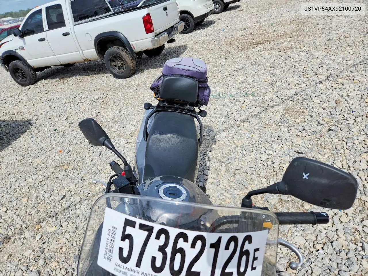 2009 Suzuki Dl650K9 V-Strom 650 VIN: JS1VP54AX92100720 Lot: 57362126