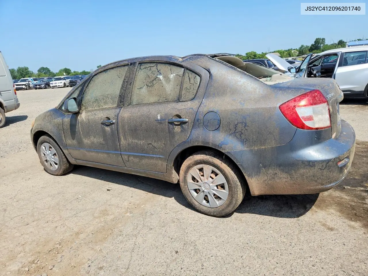 2009 Suzuki Sx4 VIN: JS2YC412096201740 Lot: 59102806