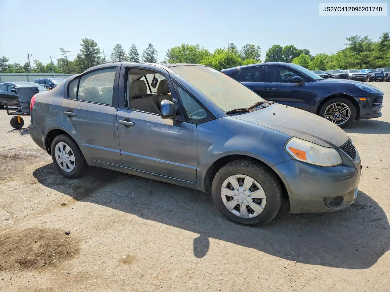 2009 Suzuki Sx4 VIN: JS2YC412096201740 Lot: 59102806