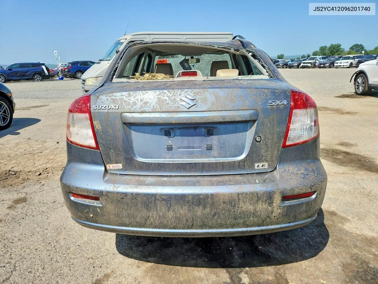 2009 Suzuki Sx4 VIN: JS2YC412096201740 Lot: 59102806