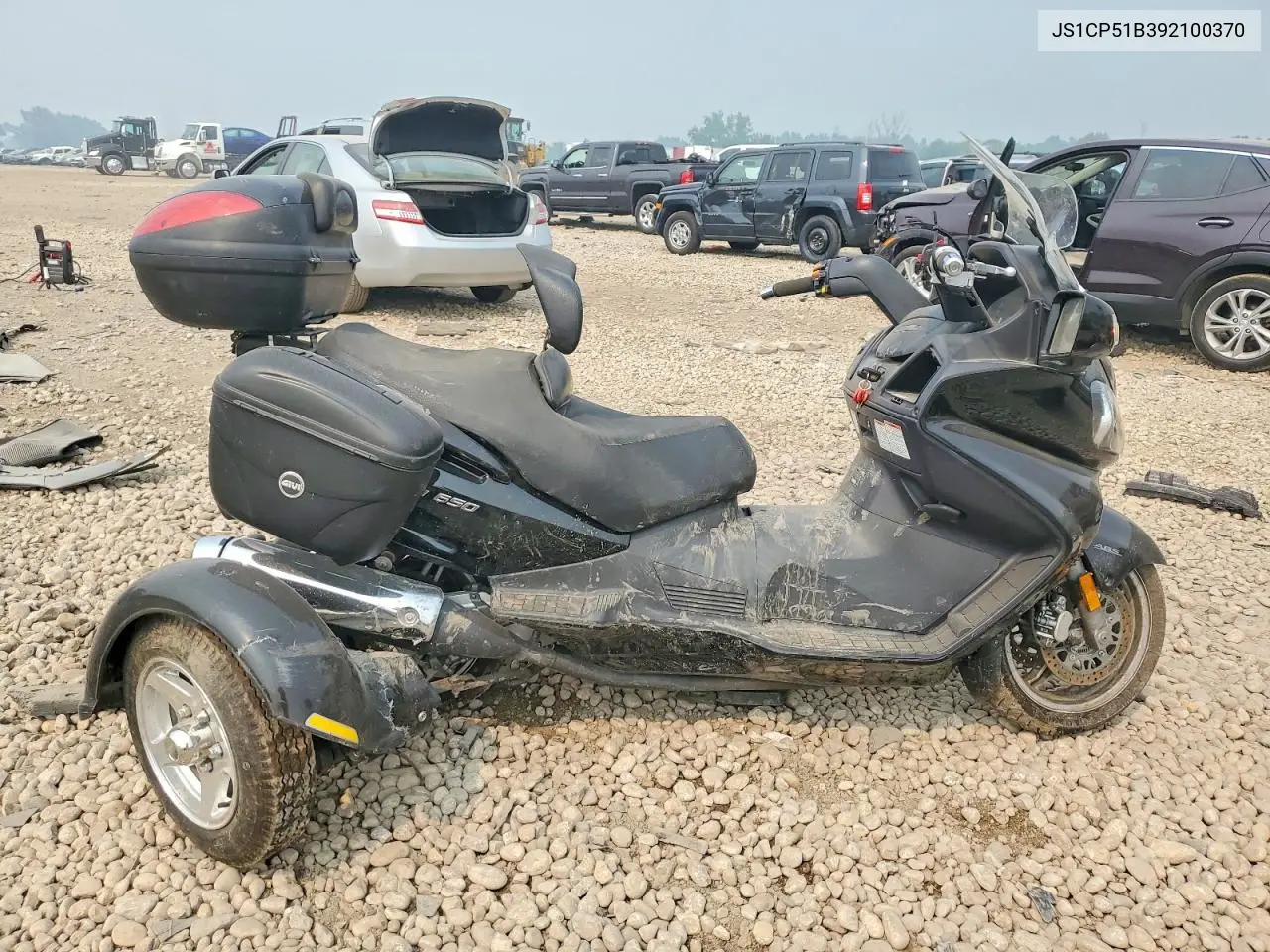 2009 Suzuki An650 A VIN: JS1CP51B392100370 Lot: 60859156