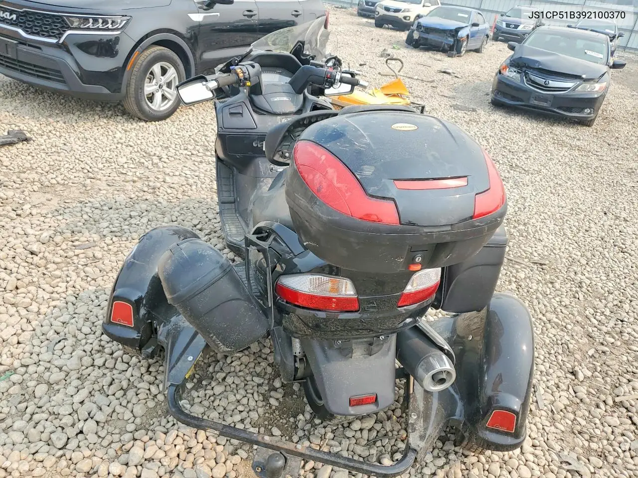 2009 Suzuki An650 A VIN: JS1CP51B392100370 Lot: 60859156