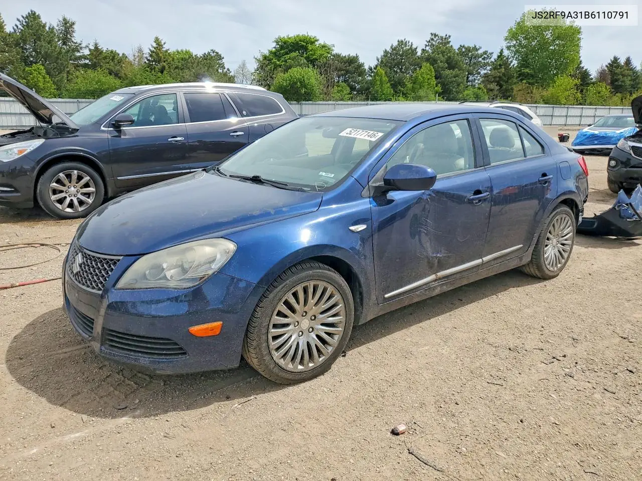 2011 Suzuki Kizashi Se VIN: JS2RF9A31B6110791 Lot: 52177146
