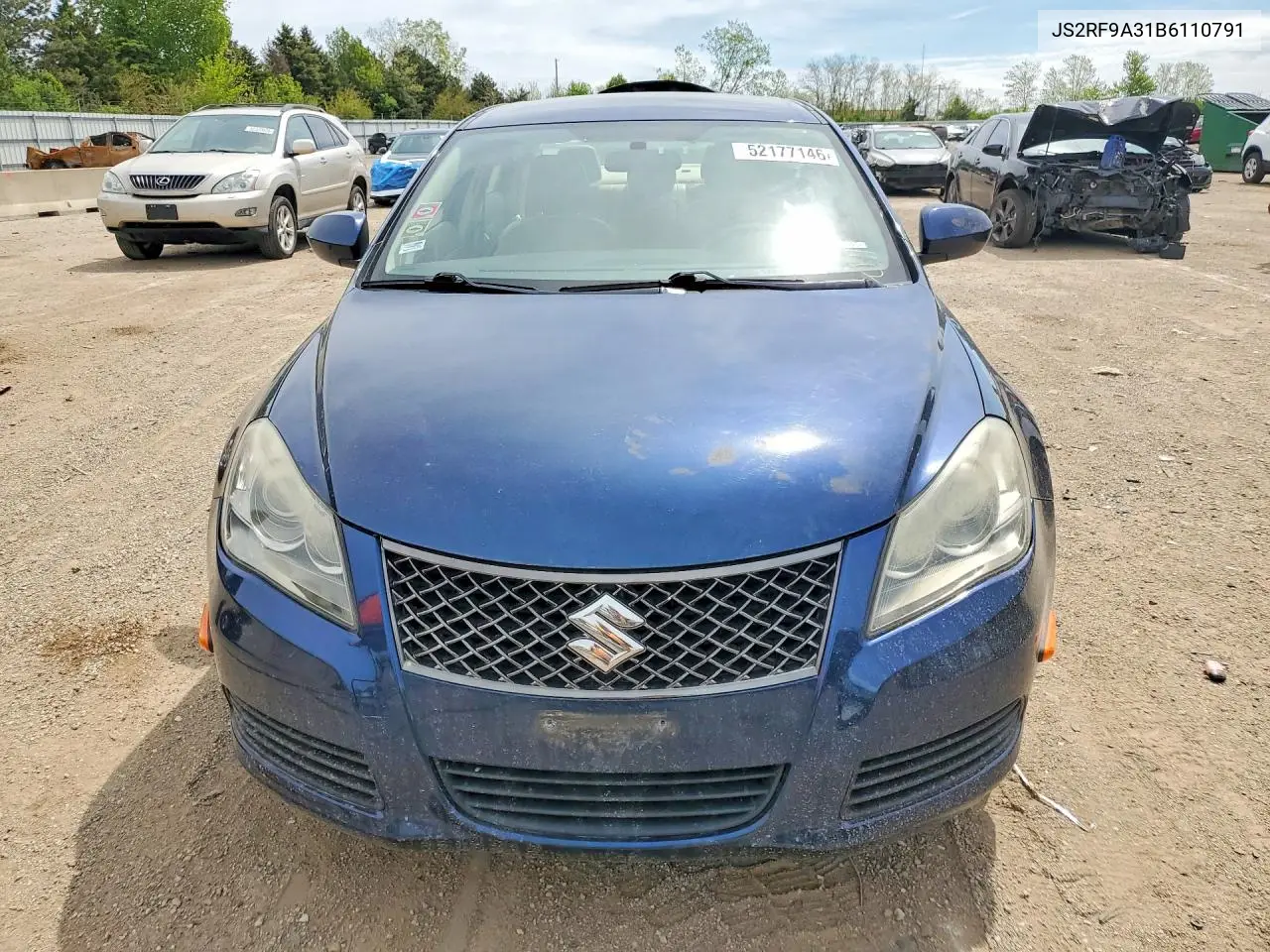 2011 Suzuki Kizashi Se VIN: JS2RF9A31B6110791 Lot: 52177146