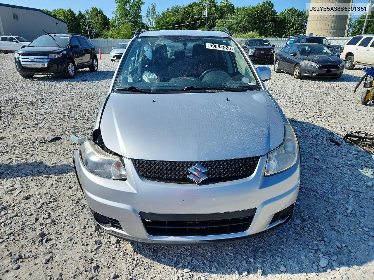 2011 Suzuki Sx4 VIN: JS2YB5A38B6301351 Lot: 59094926