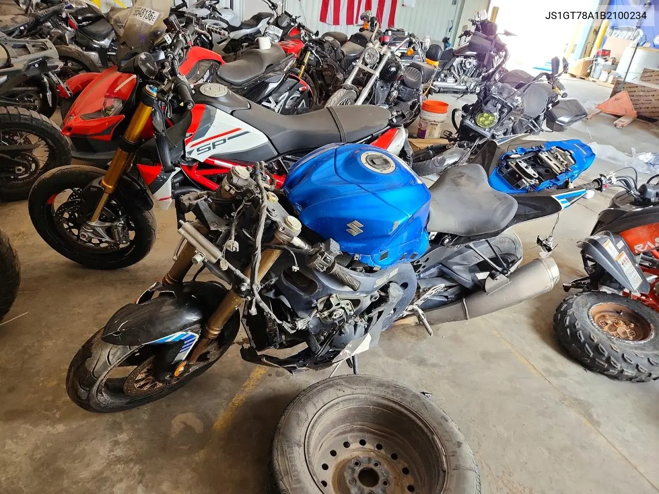 2011 Suzuki Gsx-R1000 VIN: JS1GT78A1B2100234 Lot: 59376266