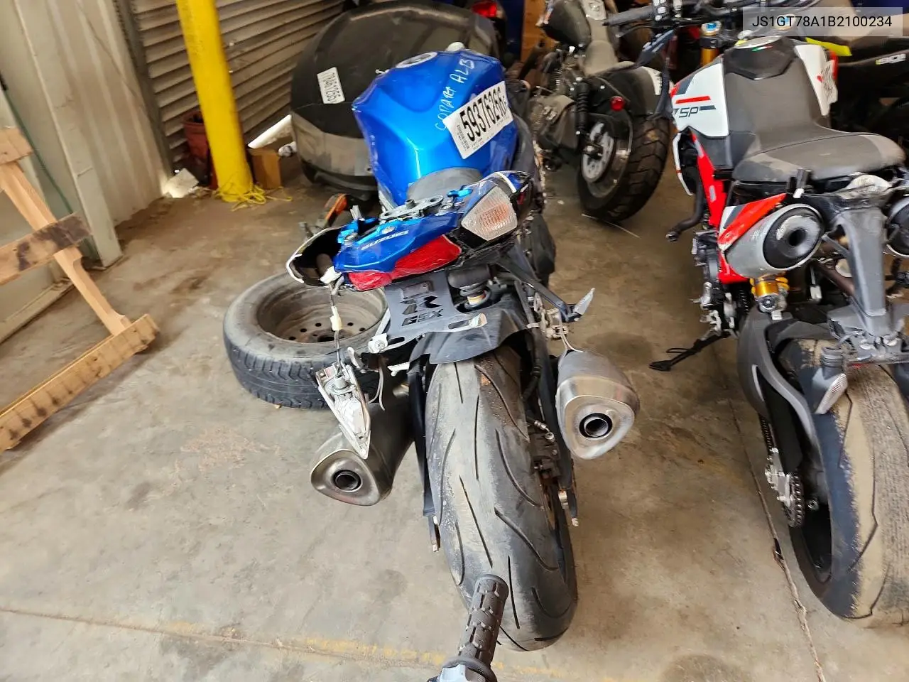 2011 Suzuki Gsx-R1000 VIN: JS1GT78A1B2100234 Lot: 59376266