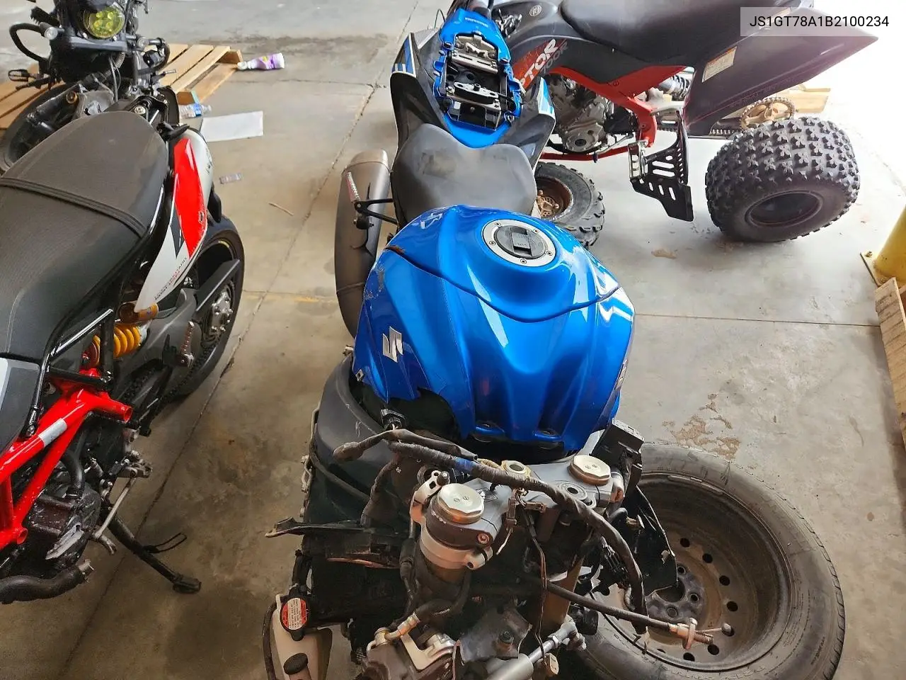 2011 Suzuki Gsx-R1000 VIN: JS1GT78A1B2100234 Lot: 59376266