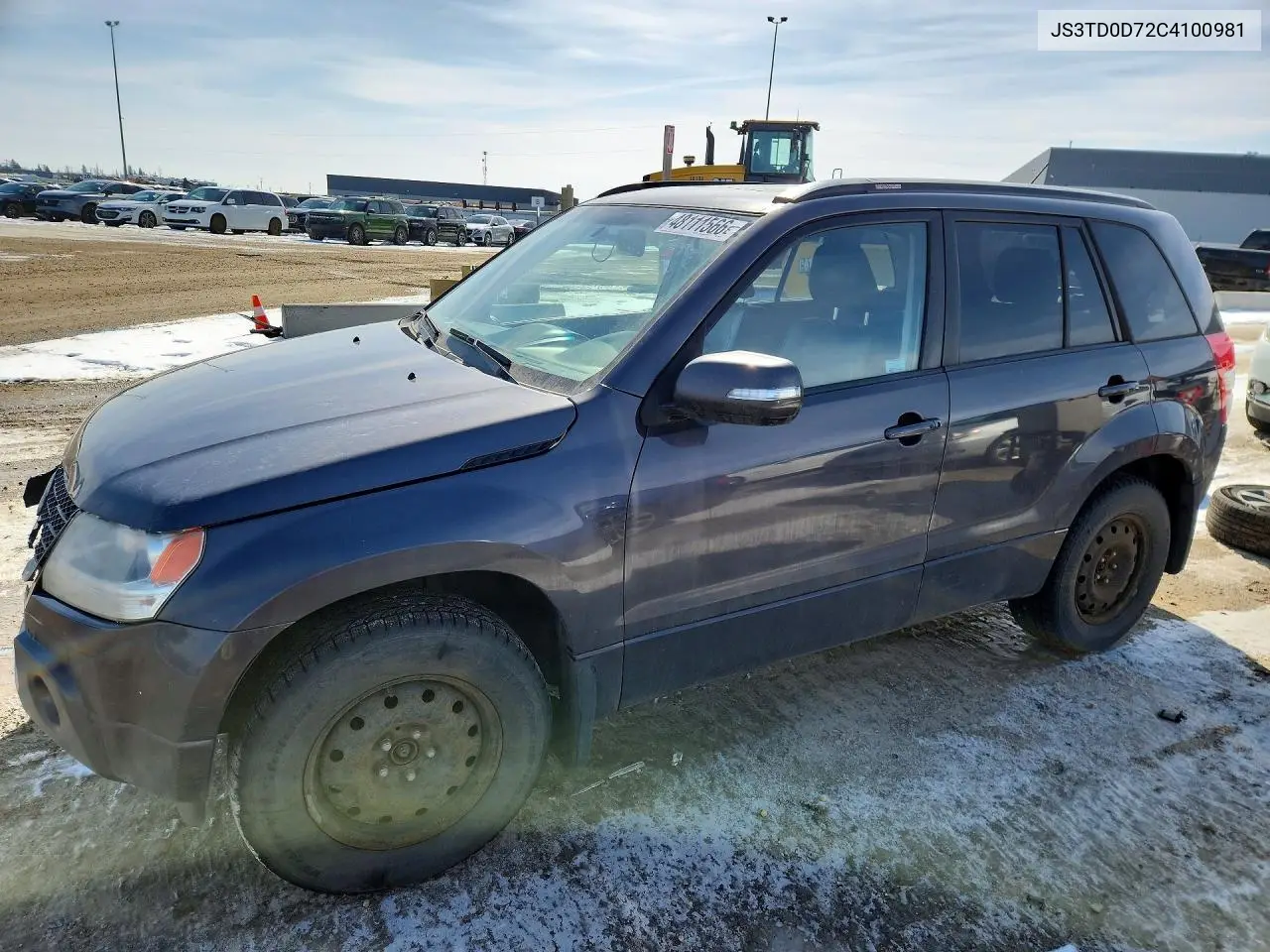 2012 Suzuki Grand Vitara Jlx VIN: JS3TD0D72C4100981 Lot: 48111566