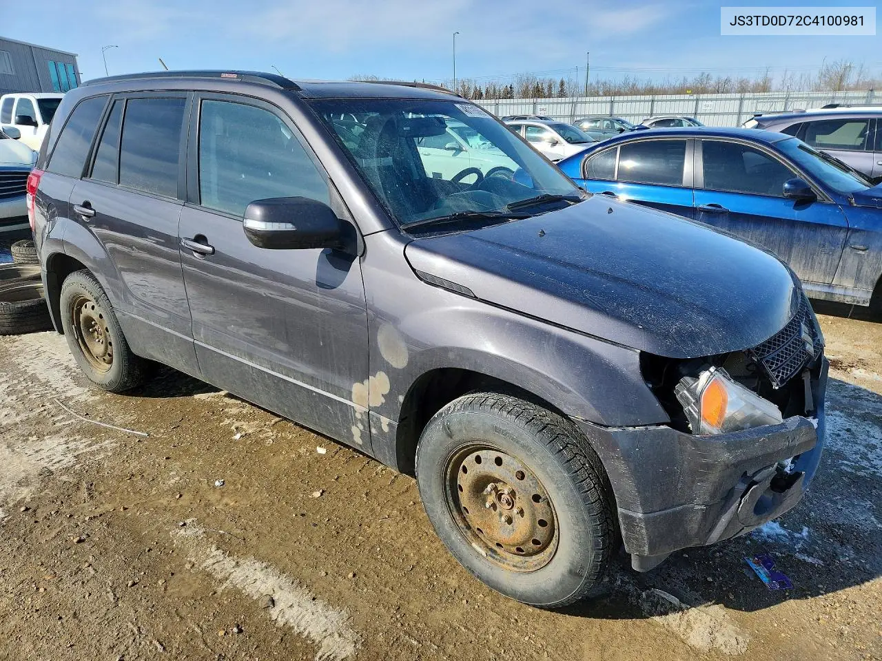 2012 Suzuki Grand Vitara Jlx VIN: JS3TD0D72C4100981 Lot: 48111566