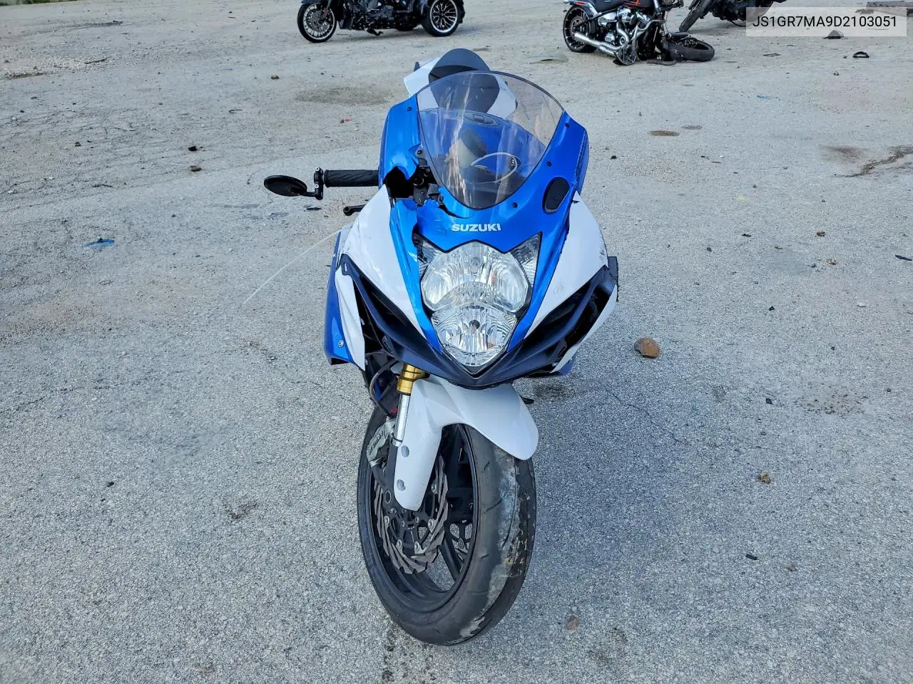 2013 Suzuki Gsx-R750 VIN: JS1GR7MA9D2103051 Lot: 56055136