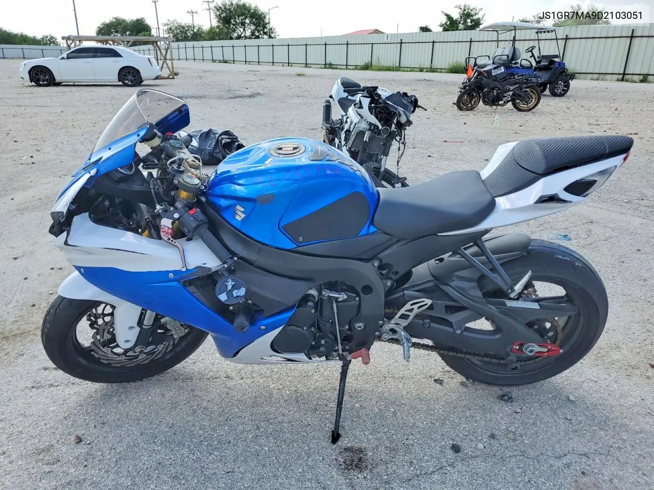 2013 Suzuki Gsx-R750 VIN: JS1GR7MA9D2103051 Lot: 56055136