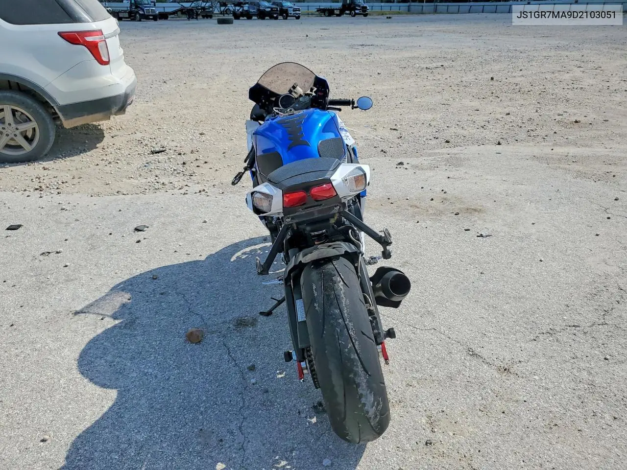 2013 Suzuki Gsx-R750 VIN: JS1GR7MA9D2103051 Lot: 56055136