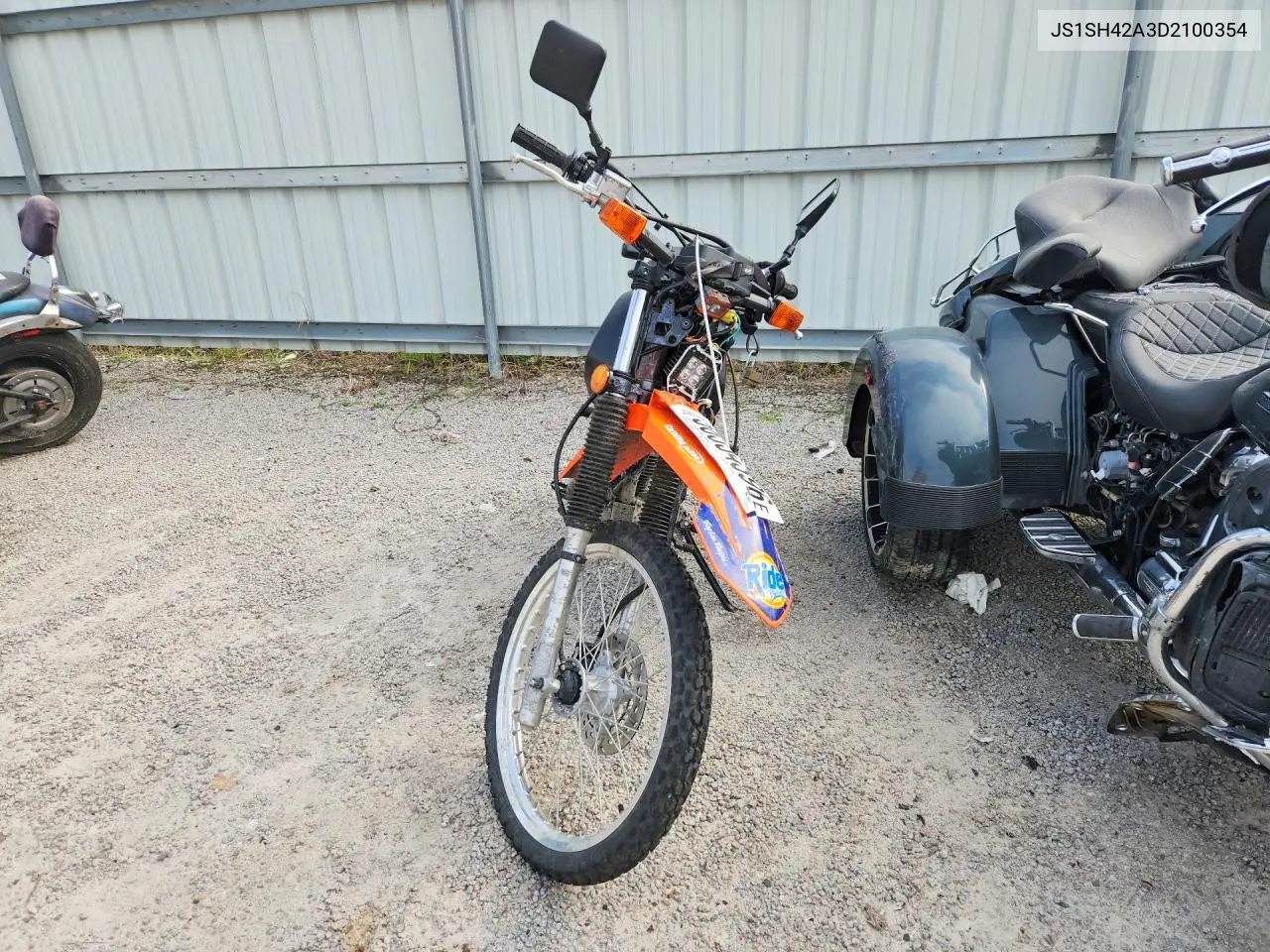 2013 Suzuki Dr200 S VIN: JS1SH42A3D2100354 Lot: 56354396