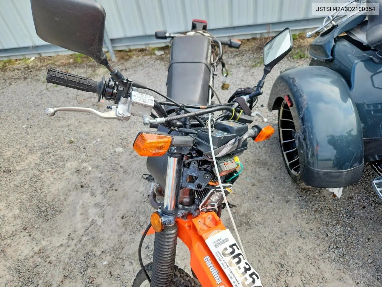 2013 Suzuki Dr200 S VIN: JS1SH42A3D2100354 Lot: 56354396