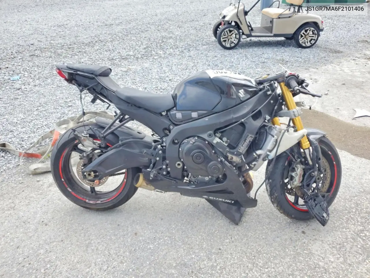 2015 Suzuki Gsx-R750 VIN: JS1GR7MA6F2101406 Lot: 56855046