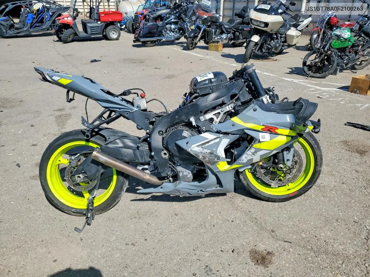 2015 Suzuki Gsx-R1000 VIN: JS1GT78A0F2100263 Lot: 58229256