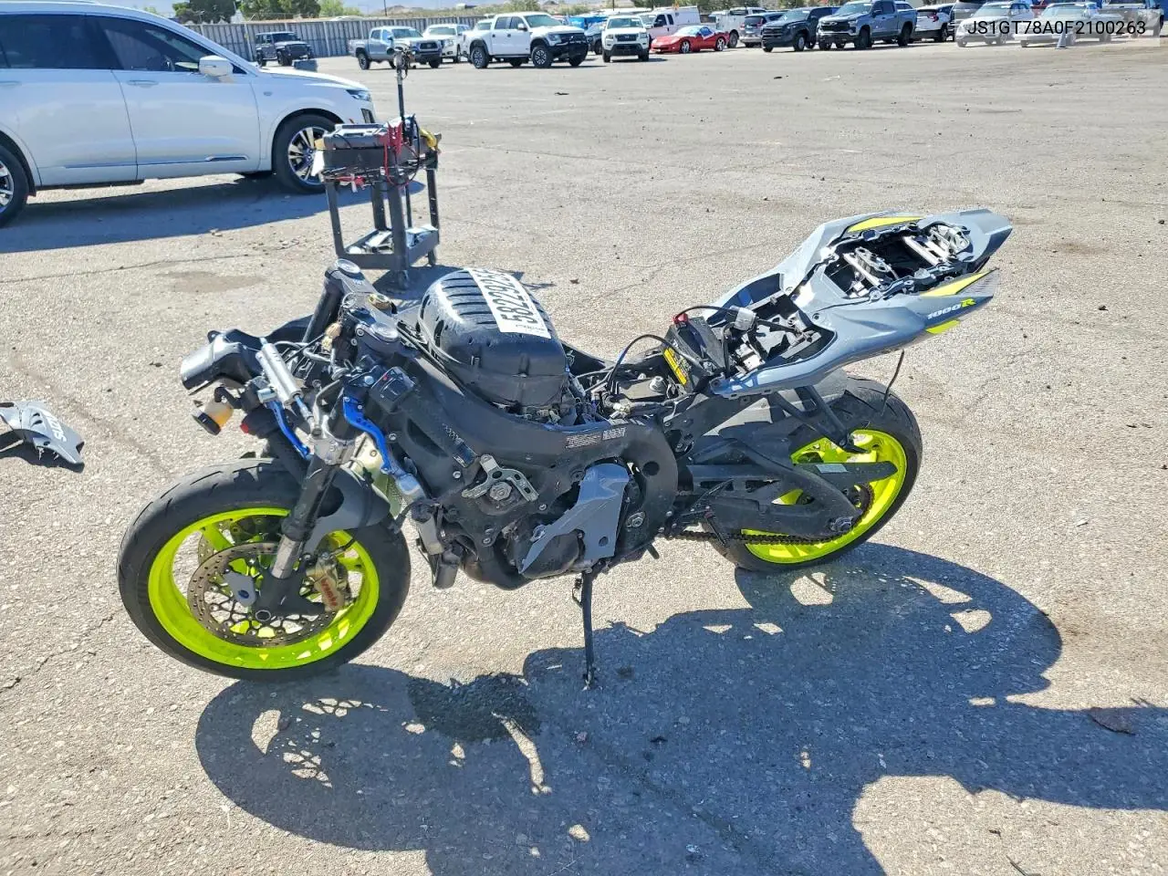 2015 Suzuki Gsx-R1000 VIN: JS1GT78A0F2100263 Lot: 58229256