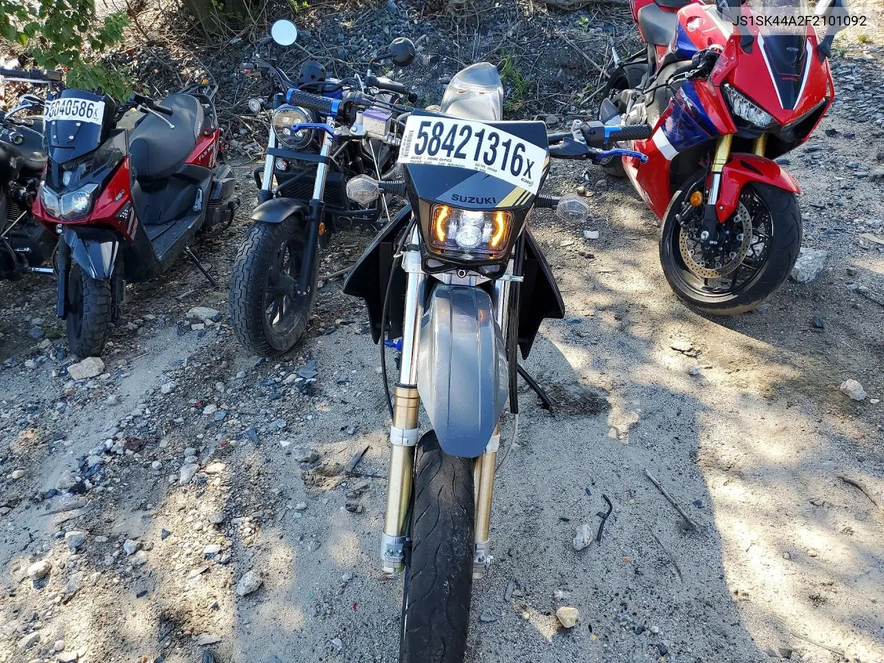 2015 Suzuki Dr-Z400 Sm VIN: JS1SK44A2F2101092 Lot: 58421316