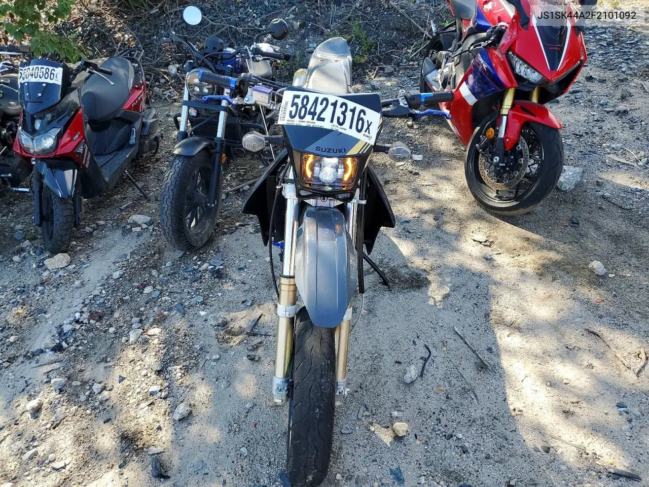 2015 Suzuki Dr-Z400 Sm VIN: JS1SK44A2F2101092 Lot: 58421316