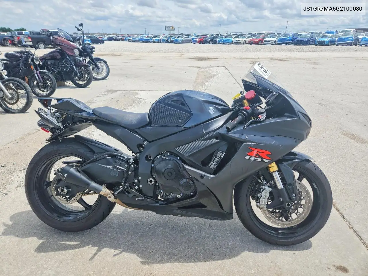 2016 Suzuki Gsx-R750 VIN: JS1GR7MA6G2100080 Lot: 55000806