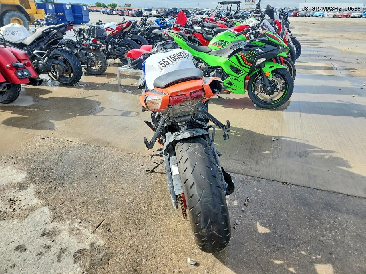 2017 Suzuki Gsx VIN: JS1GR7MA3H2100538 Lot: 55155926
