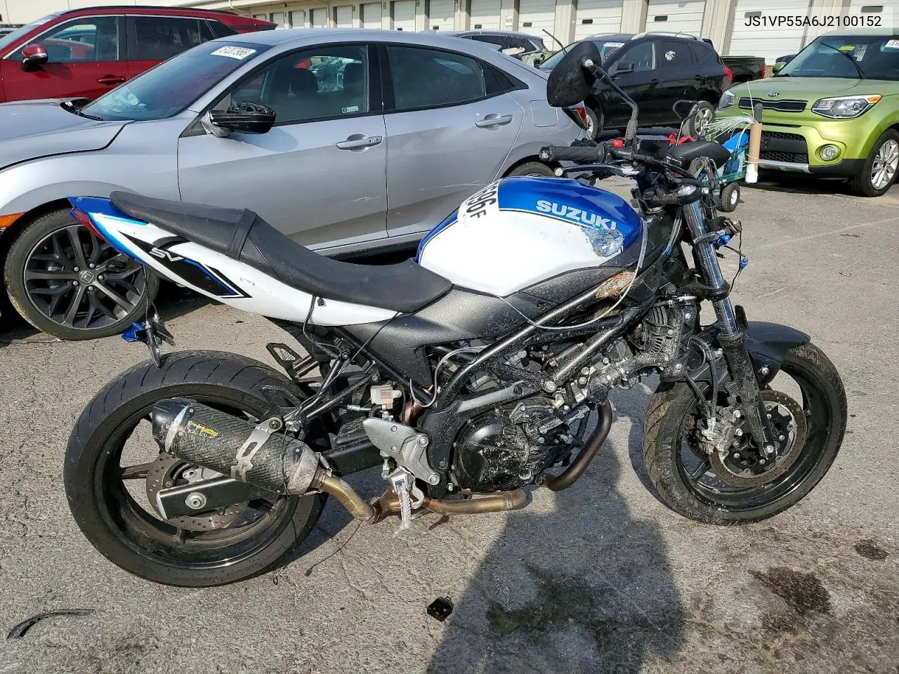 2018 Suzuki Sv650 VIN: JS1VP55A6J2100152 Lot: 51147696