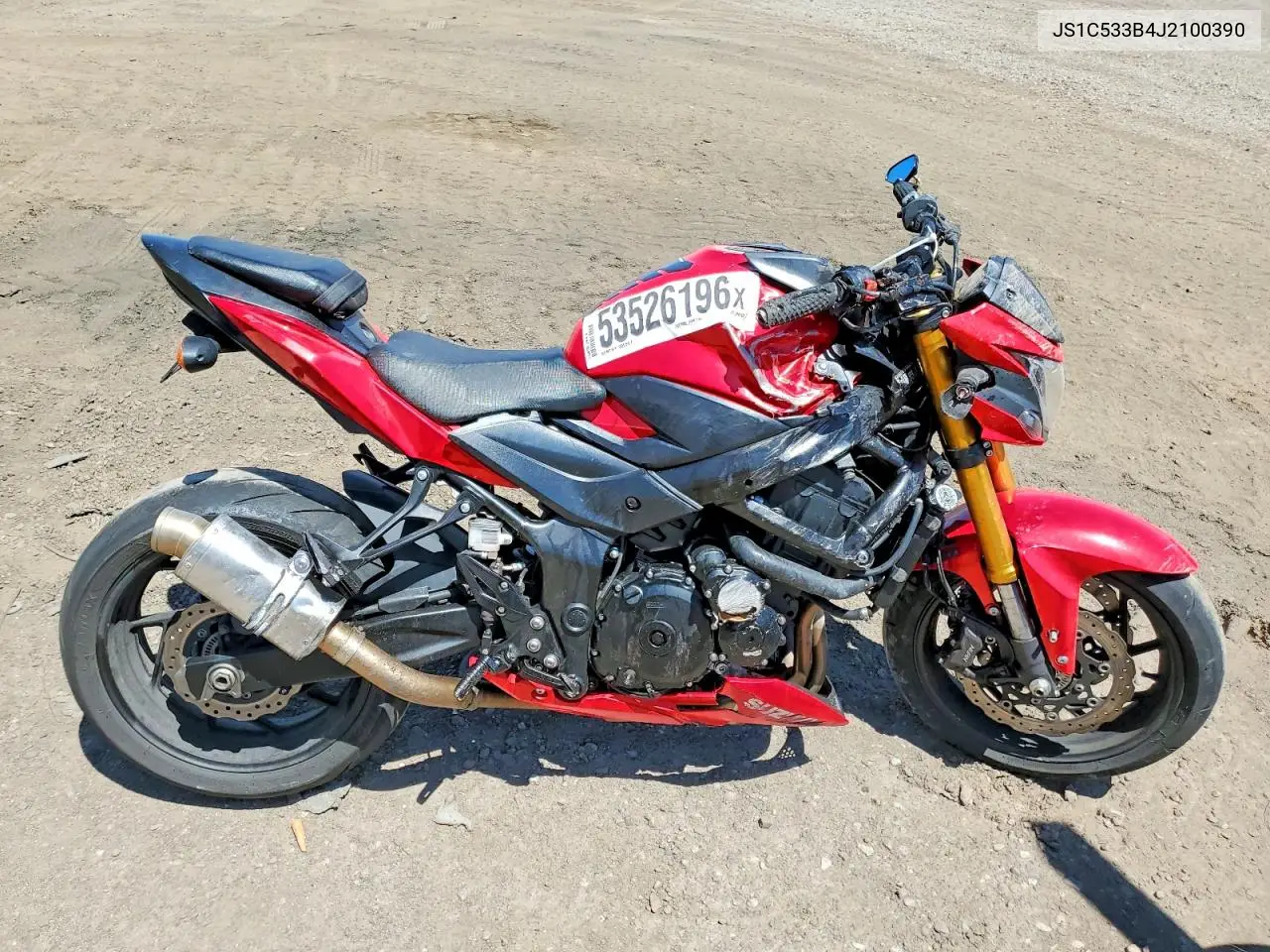 2018 Suzuki Gsx-S750 M VIN: JS1C533B4J2100390 Lot: 53526196