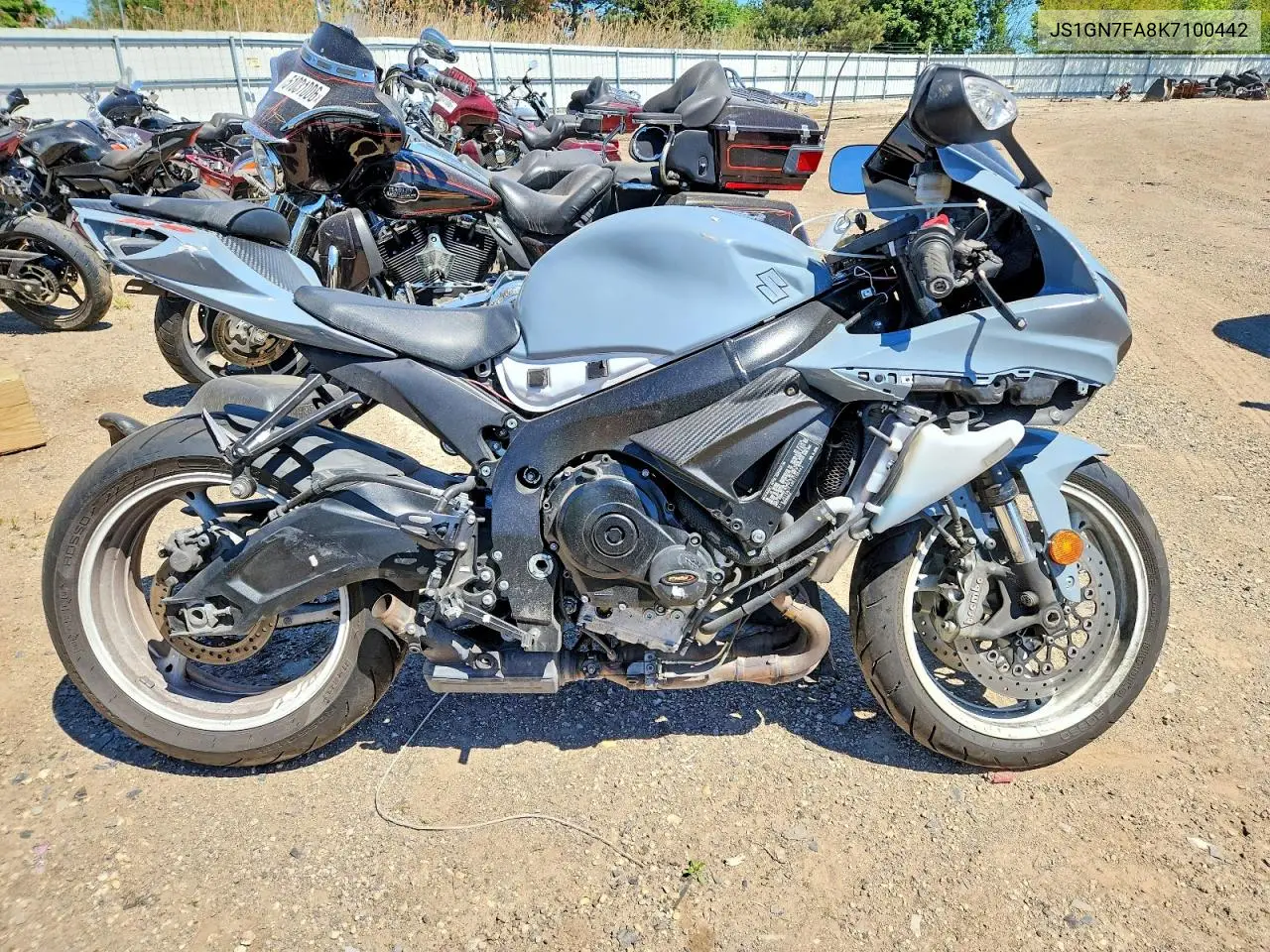 2019 Suzuki Gsx-R600 VIN: JS1GN7FA8K7100442 Lot: 50581476