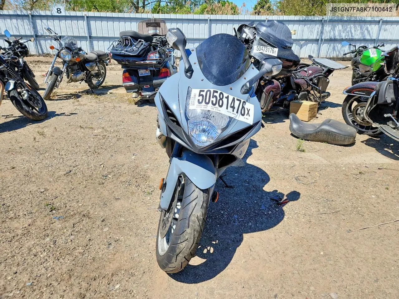 2019 Suzuki Gsx-R600 VIN: JS1GN7FA8K7100442 Lot: 50581476