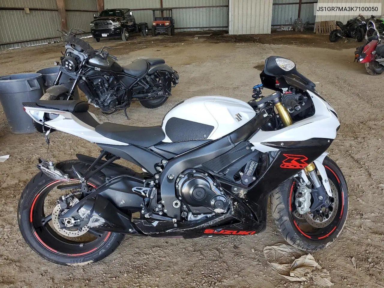 2019 Suzuki Gsx-R750 VIN: JS1GR7MA3K7100050 Lot: 59338506