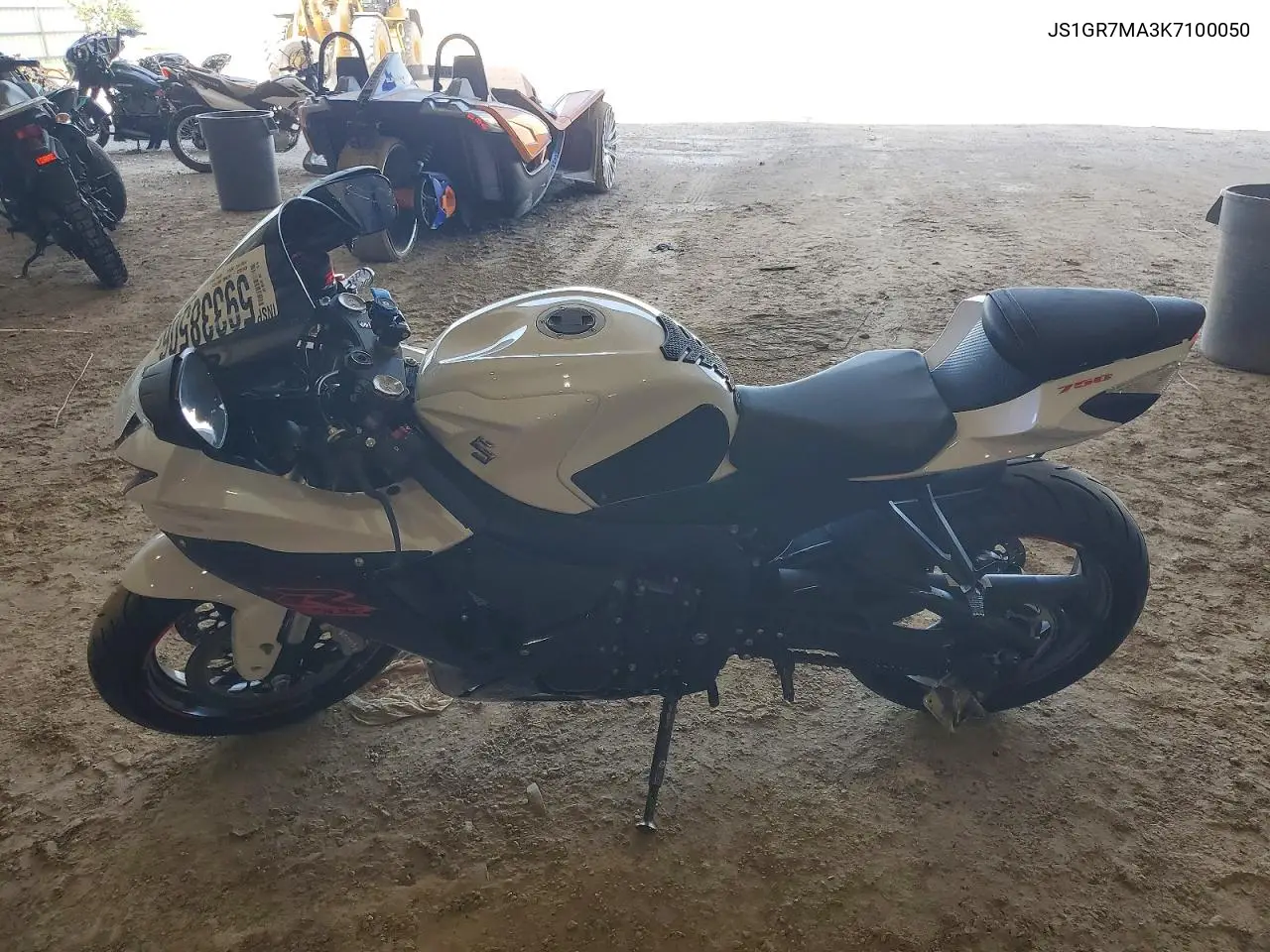 2019 Suzuki Gsx-R750 VIN: JS1GR7MA3K7100050 Lot: 59338506