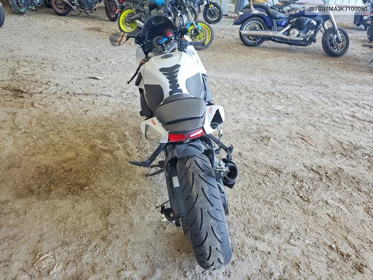 2019 Suzuki Gsx-R750 VIN: JS1GR7MA3K7100050 Lot: 59338506