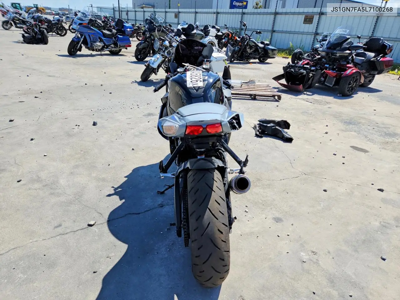2020 Suzuki Gsx-R600 VIN: JS1GN7FA5L7100268 Lot: 58405826