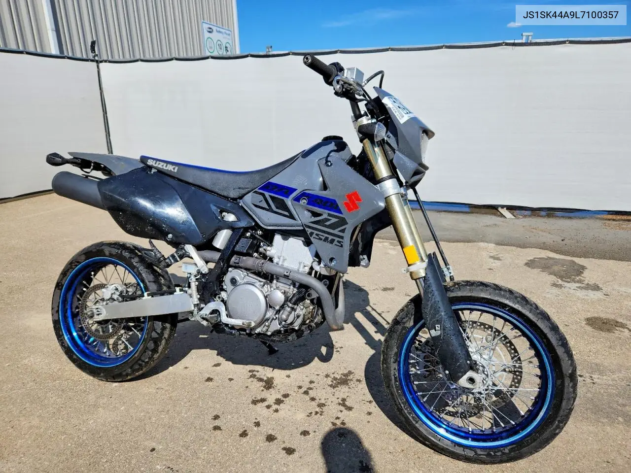 2020 Suzuki Dr-Z400 Sm VIN: JS1SK44A9L7100357 Lot: 59164586