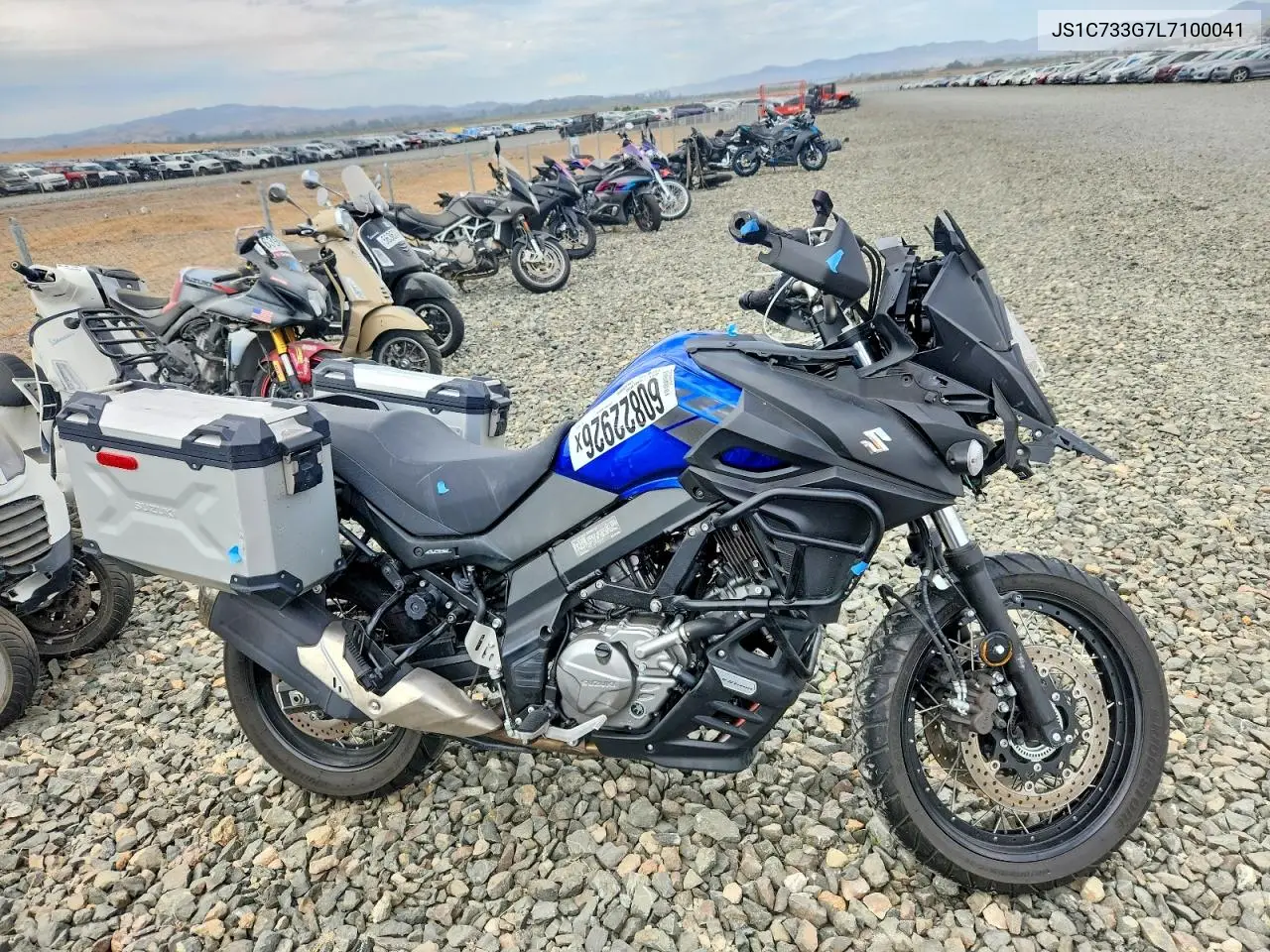 2020 Suzuki Dl650 A VIN: JS1C733G7L7100041 Lot: 60822926