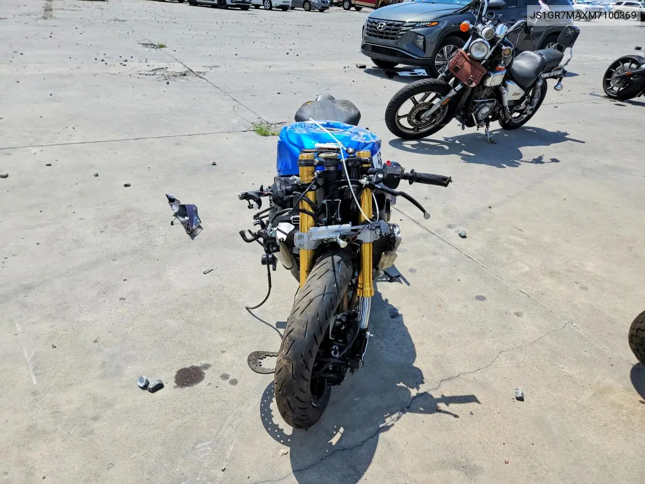 2021 Suzuki Gsx-R750 VIN: JS1GR7MAXM7100369 Lot: 58749346