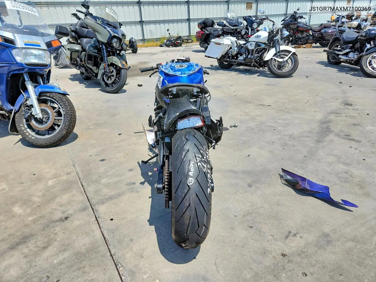 2021 Suzuki Gsx-R750 VIN: JS1GR7MAXM7100369 Lot: 58749346