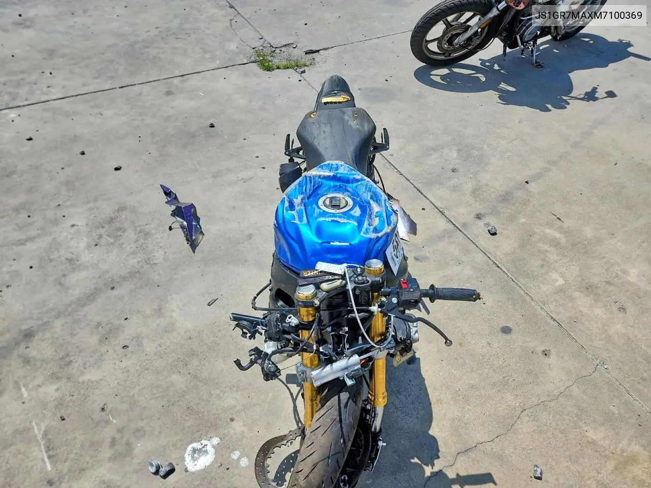 2021 Suzuki Gsx-R750 VIN: JS1GR7MAXM7100369 Lot: 58749346