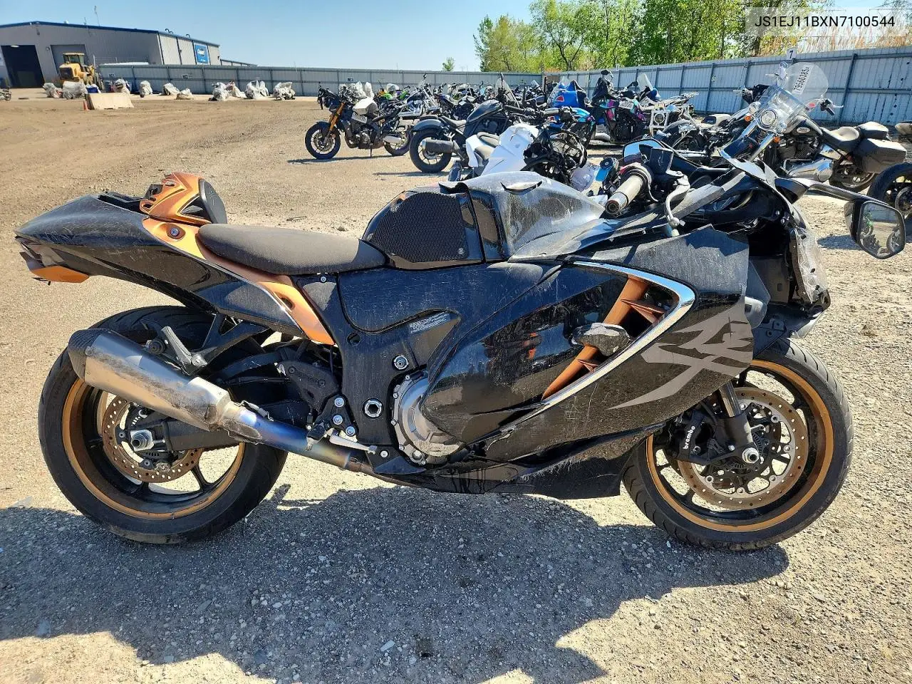 2022 Suzuki Gsx1300 Rr VIN: JS1EJ11BXN7100544 Lot: 53106416