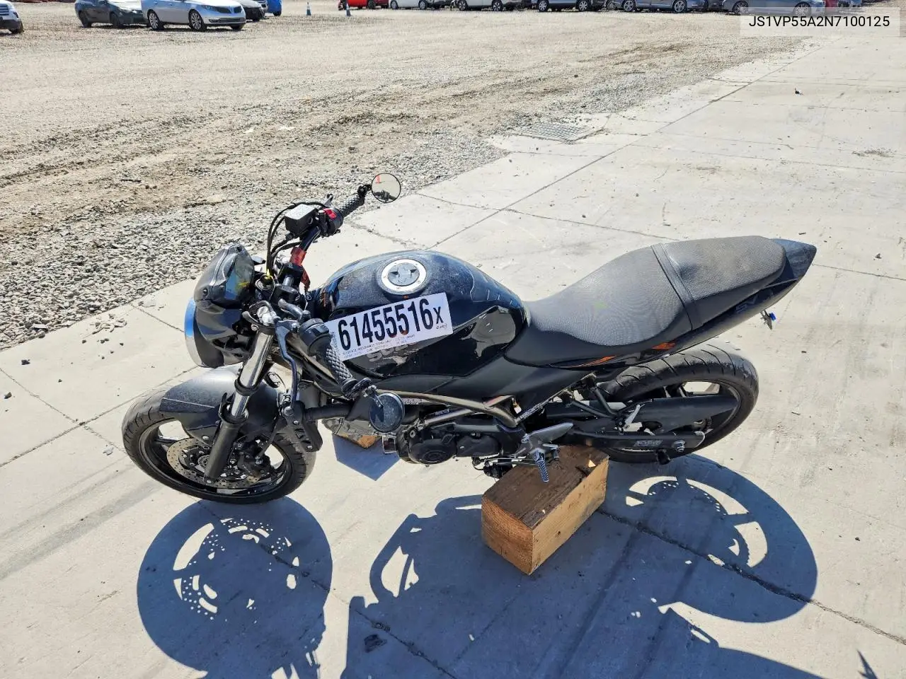 2022 Suzuki Sv650 VIN: JS1VP55A2N7100125 Lot: 61455516