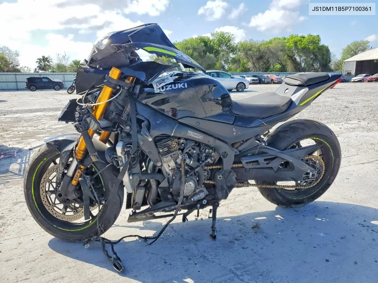 2023 Suzuki Gsx-R1000 VIN: JS1DM11B5P7100361 Lot: 47614736