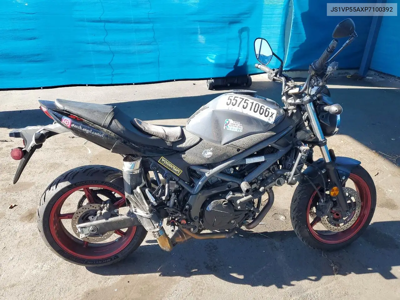 2023 Suzuki Sv650 VIN: JS1VP55AXP7100392 Lot: 55751066